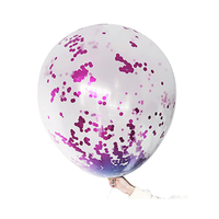 18 Inch Fuchsia Confetti Balloon