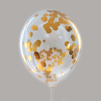Gold Confetti Balloon