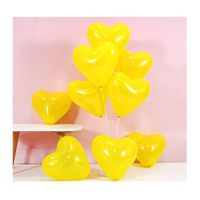 Yellow Heart Balloon