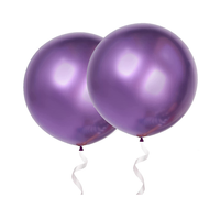 36 inch chrome purple balloon