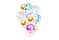 12 inch gold confetti balloons