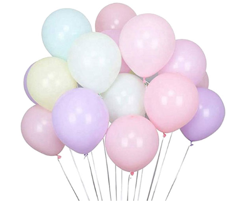 Ballon en latex couleur bonbon rose ballon-macaron fête