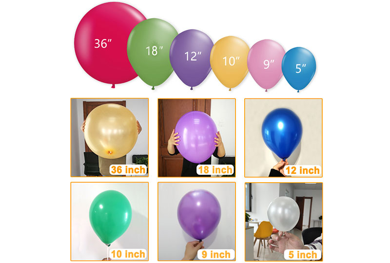 Small 5 inch Round Latex Balloon