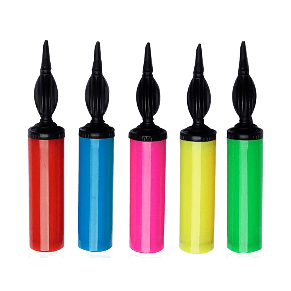Profesional Double Manual Balloon Pump Inflator Portable Air Plastic Hand Held Ballon Pump for Party