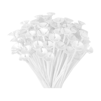 Wholesale White Handheld Hand Holder Ballon 40 cm Balloon Sticks and Cups