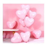 Baby pink heart balloon